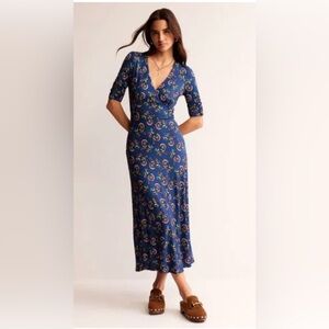 Boden Rebecca Jersey midi in Set Sail